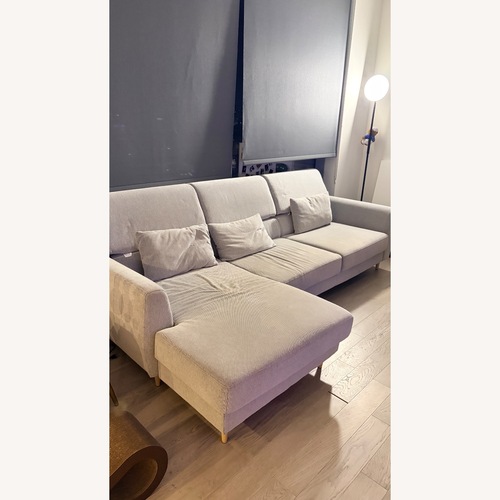 Used IKEA Slatorp Light Gray 2 Piece Sectional for sale on AptDeco