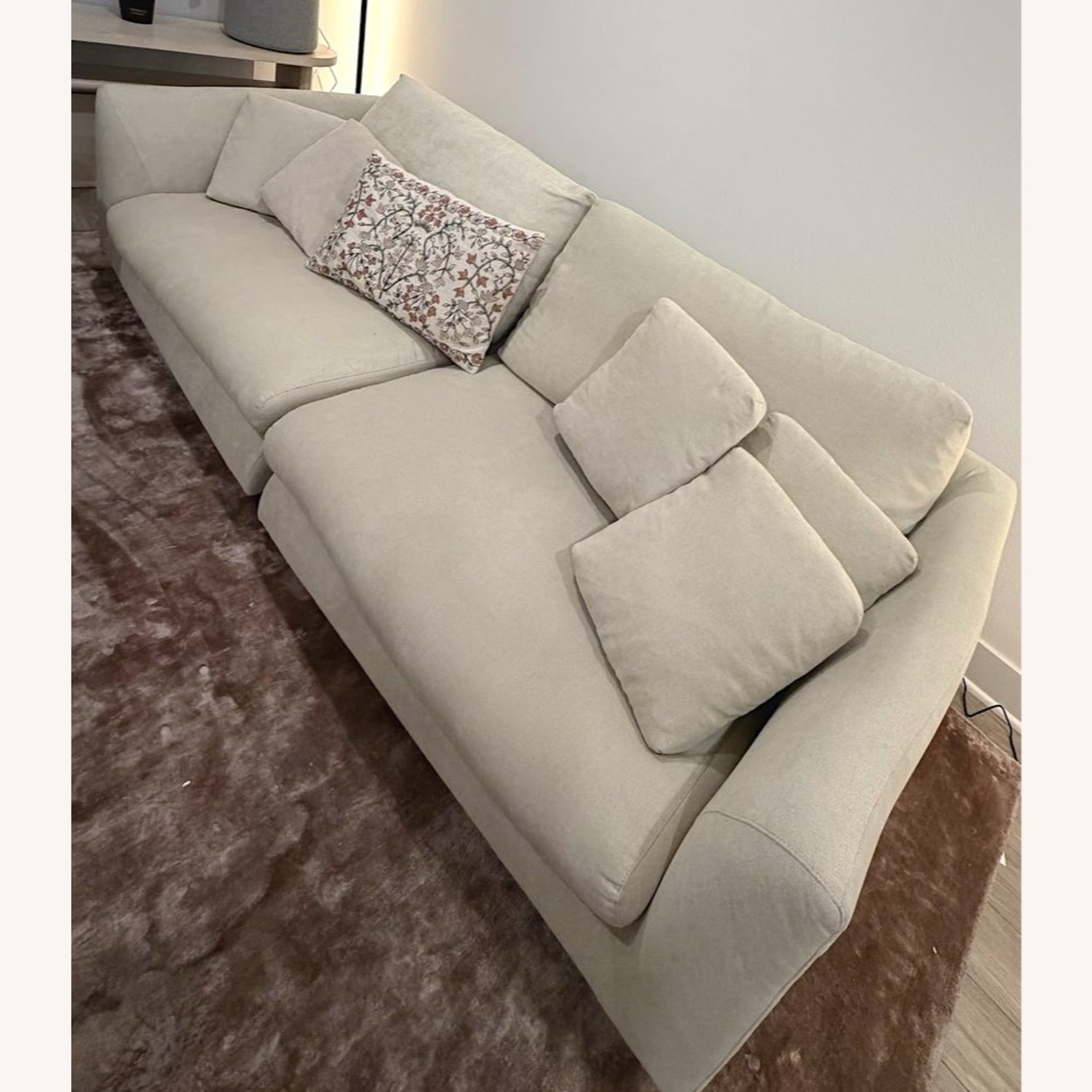 Valyou Feathers Sofa - Beige | 4 Seater, 103'' - image-4