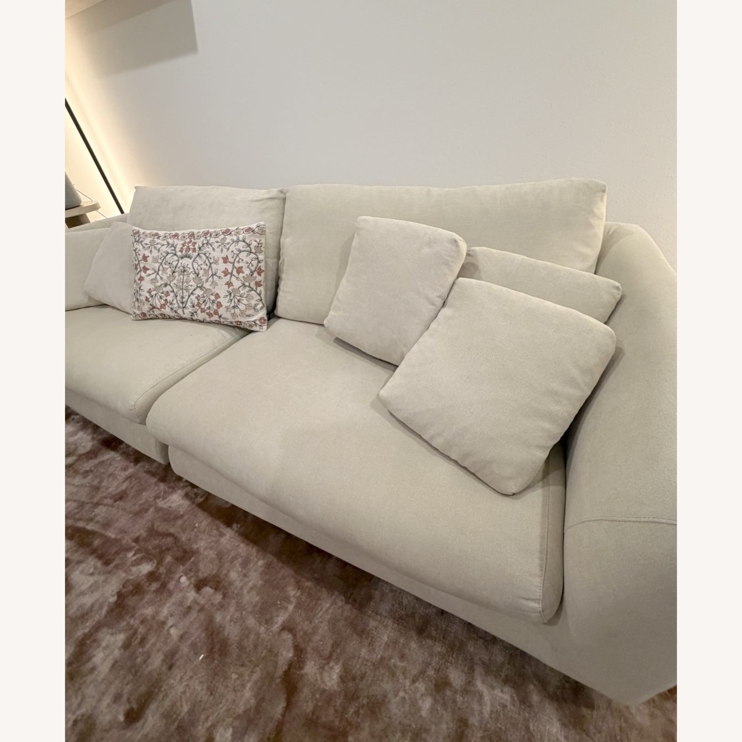 Valyou Feathers Sofa - Beige | 4 Seater, 103'' - image-5