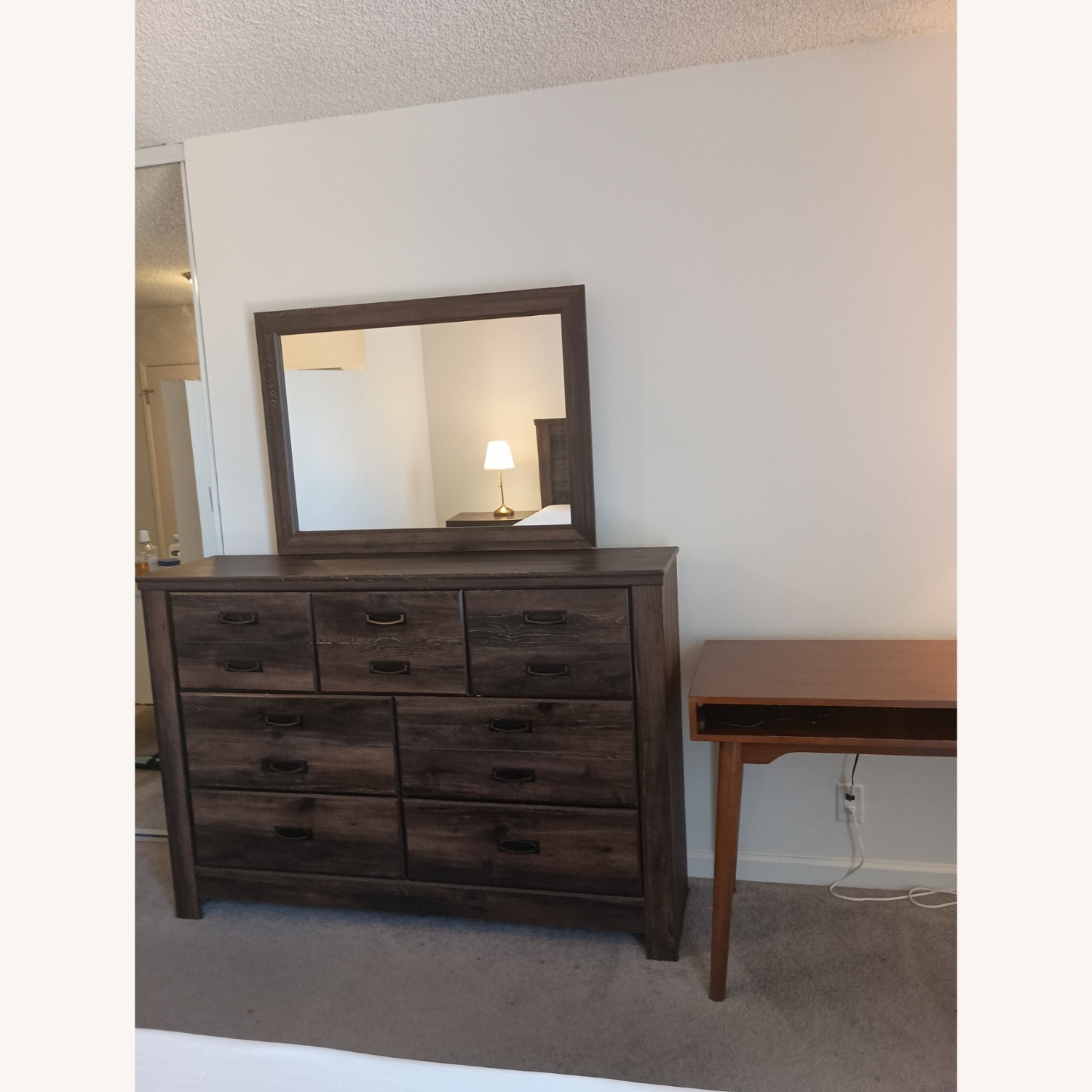Turner Furniture Dark Brown Wood Dresser - image-3