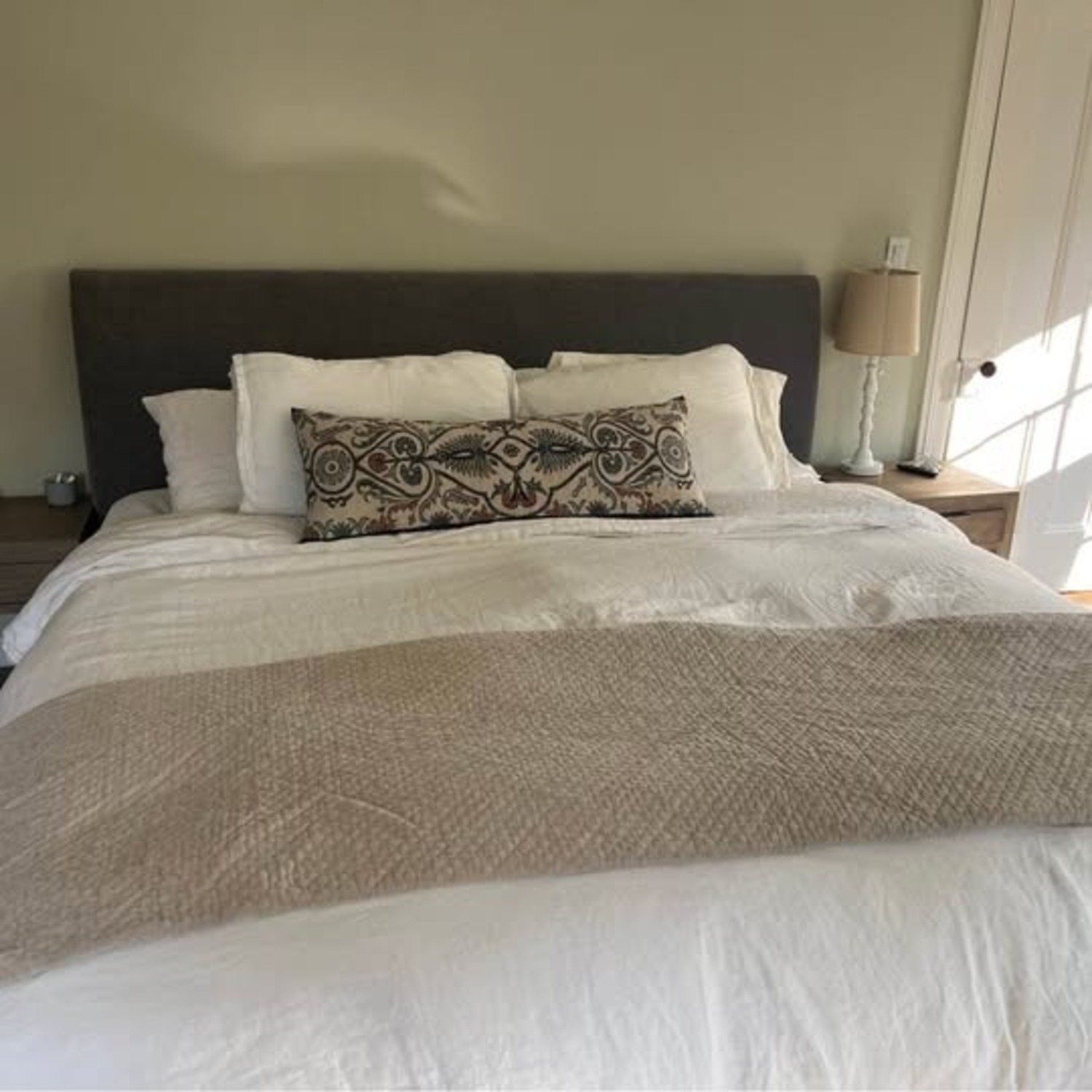 West Elm Andes King Bed - image-1