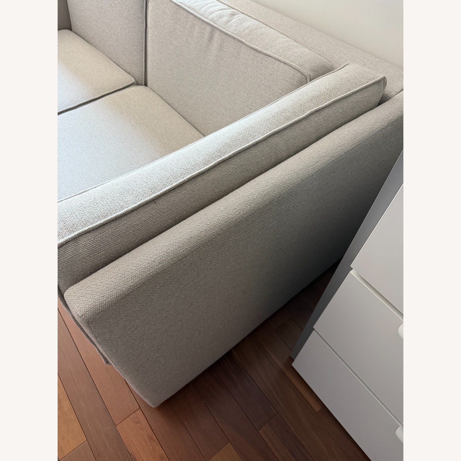 Blu Dot Light Gray Fabric Sleeper Sofa - image-4
