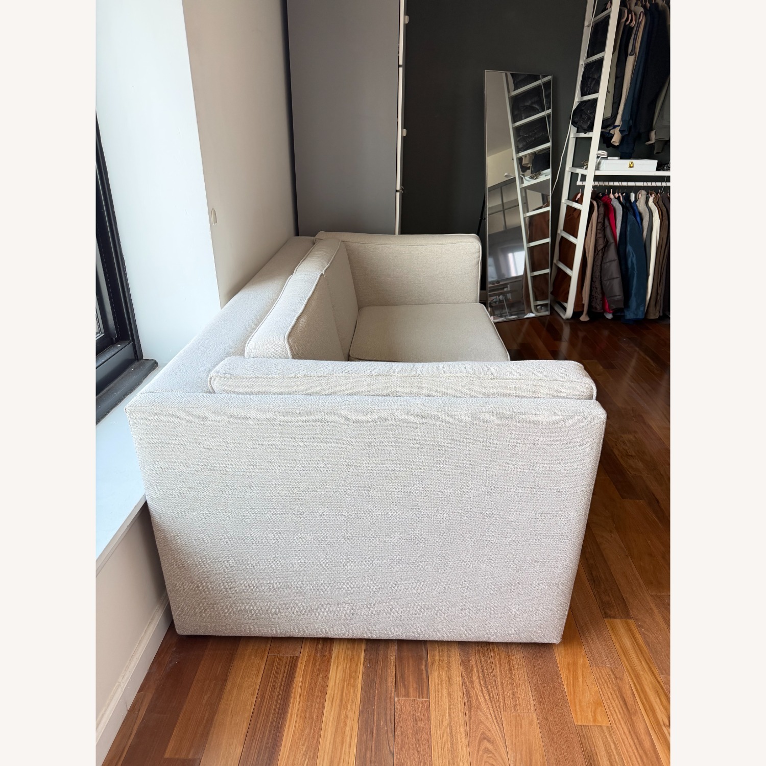Blu Dot Light Gray Fabric Sleeper Sofa - image-3