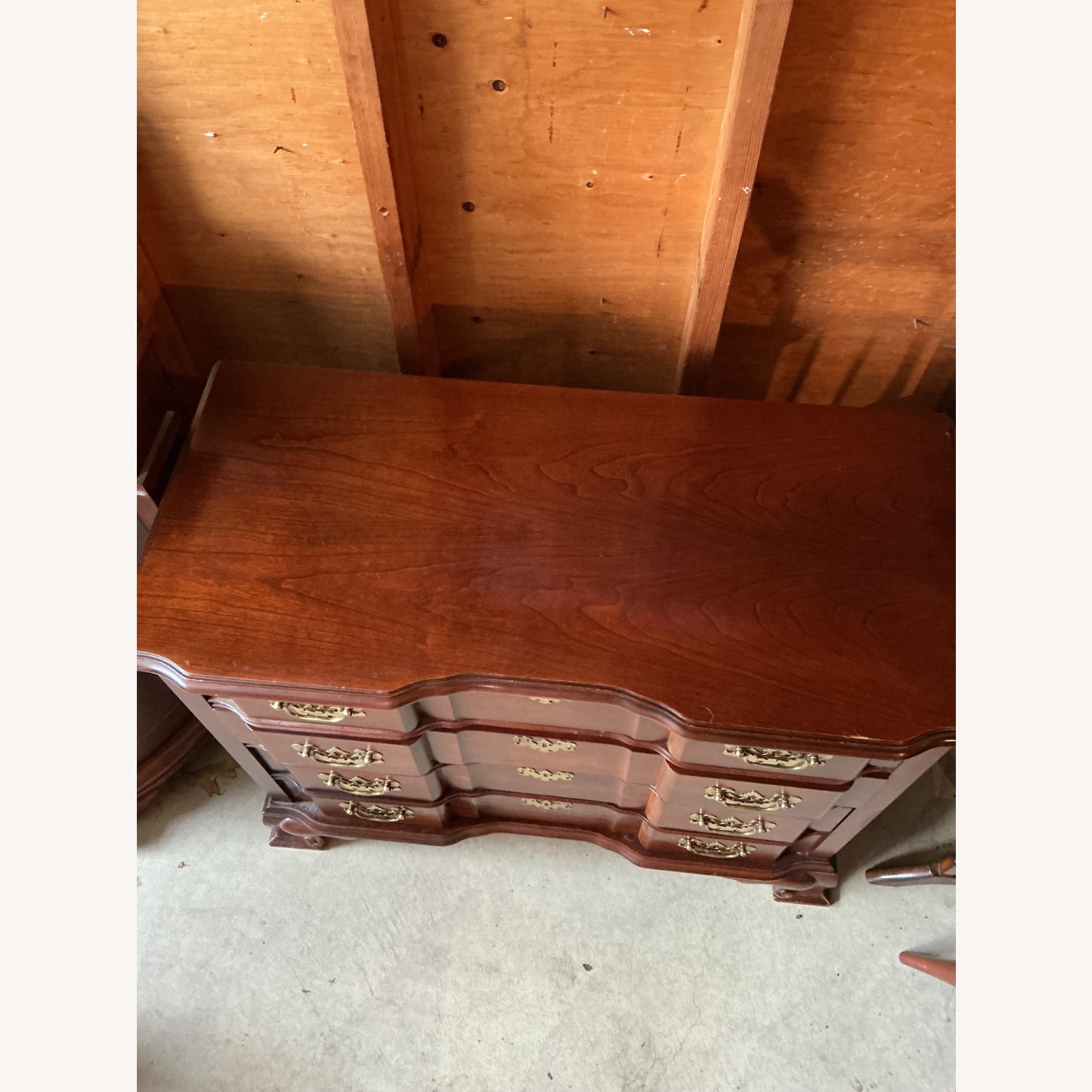 Jasper Cabinet Dark Brown Wood Dresser - image-2