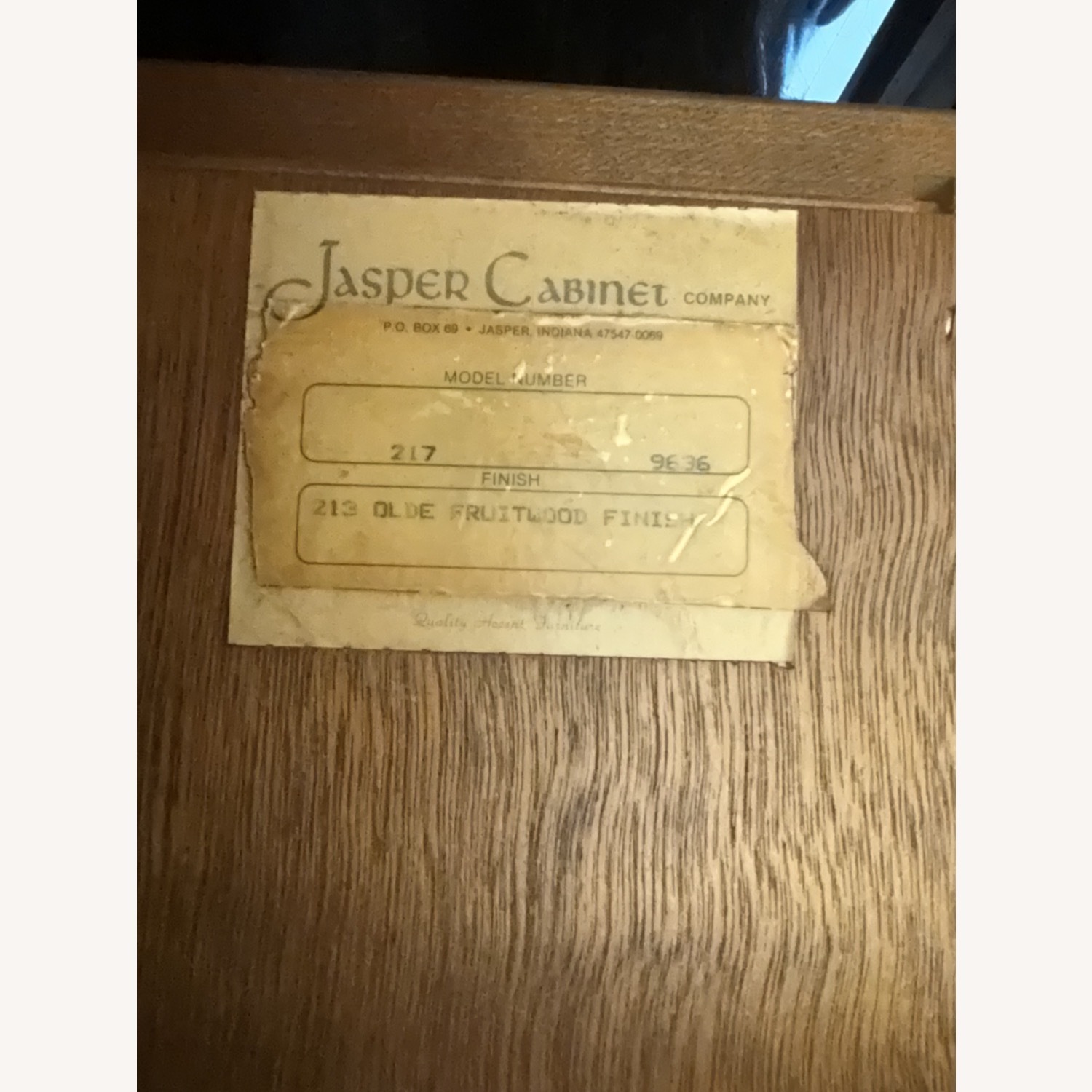 Jasper Cabinet Dark Brown Wood Dresser - image-4