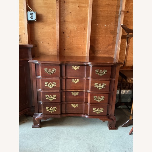 Used Jasper Cabinet Dark Brown Wood Dresser for sale on AptDeco