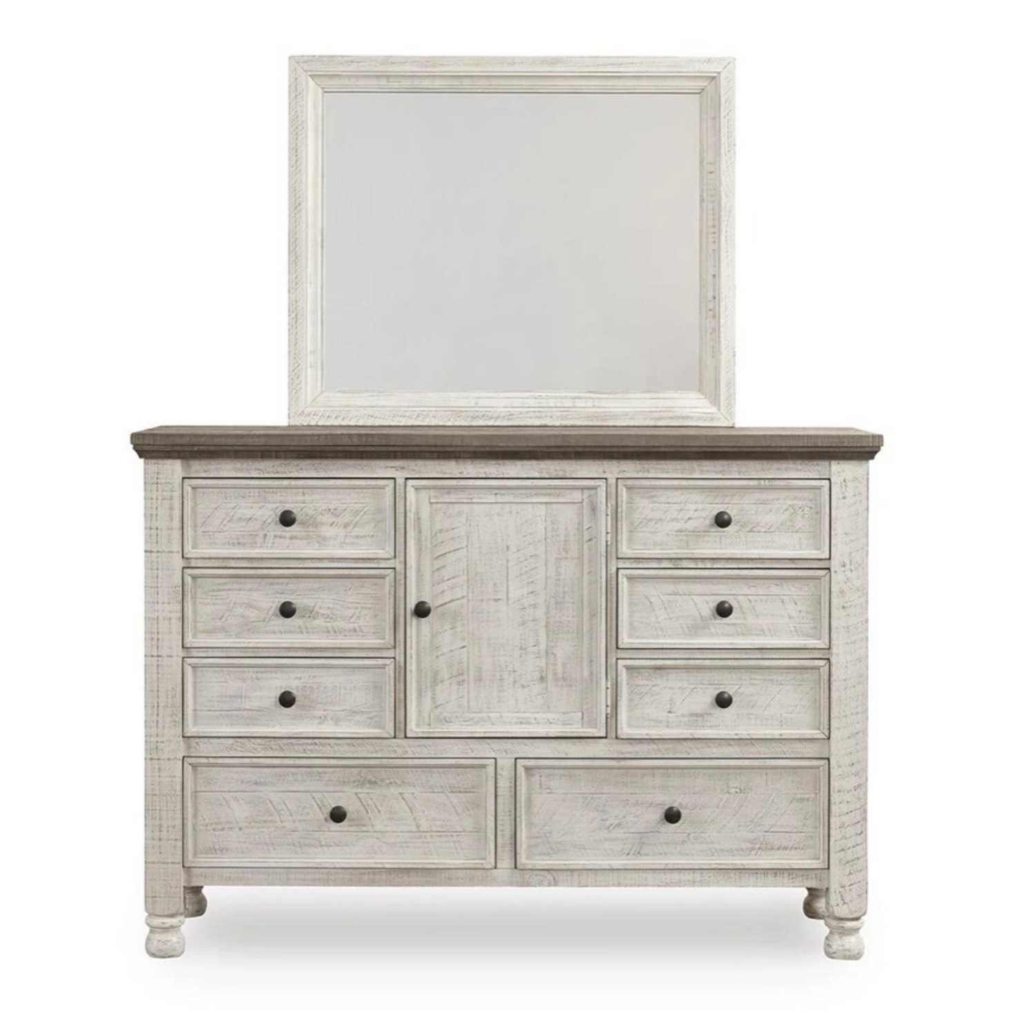 Ashley Furniture Havalance White Wood Dresser - image-2