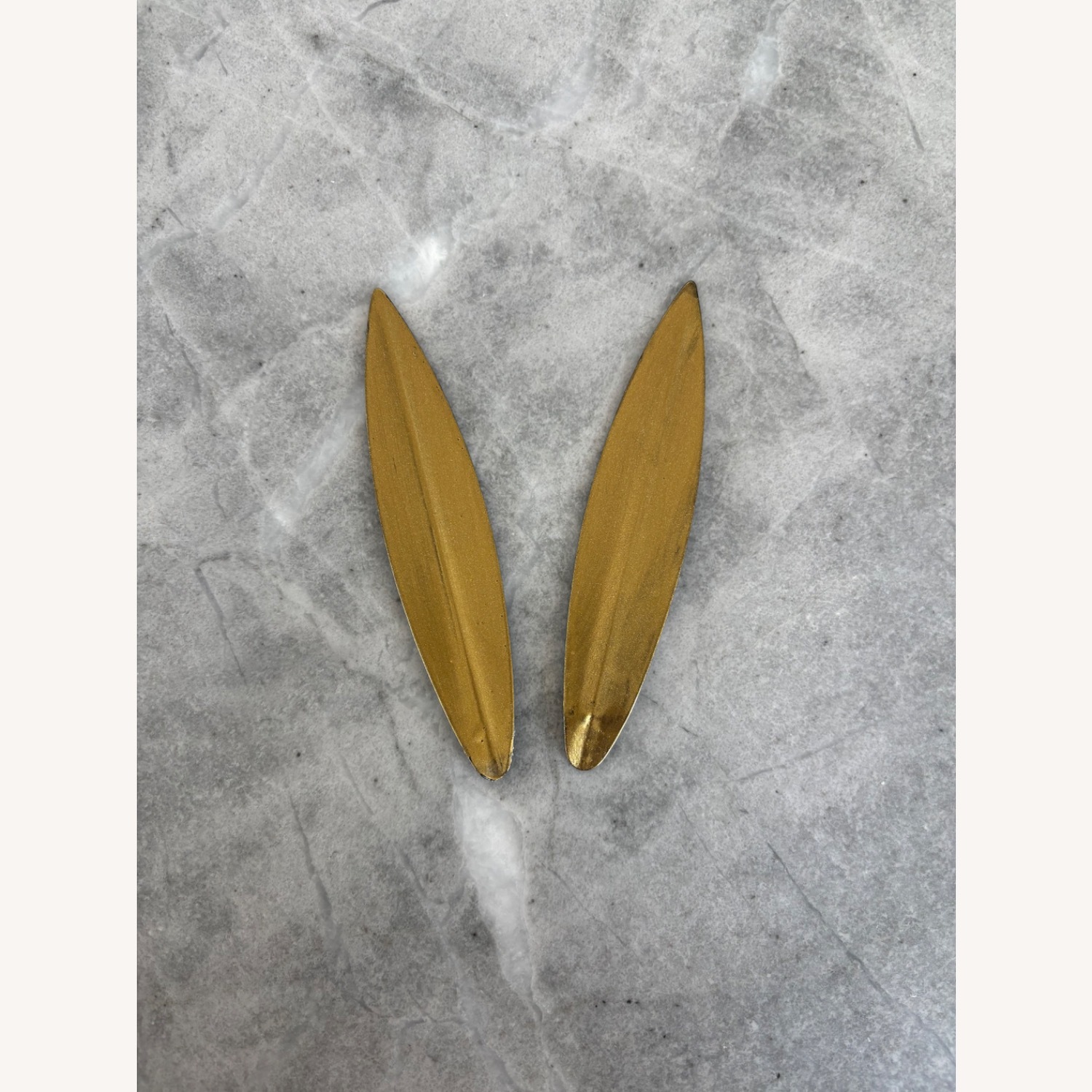 CB2 Ceres Leaves Wall Decor Gold - image-3