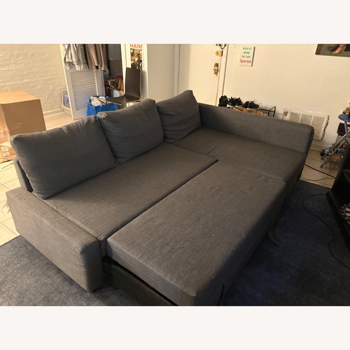Used IKEA FRIHETEN Gray Sleeper Sectional With Storage for sale on AptDeco