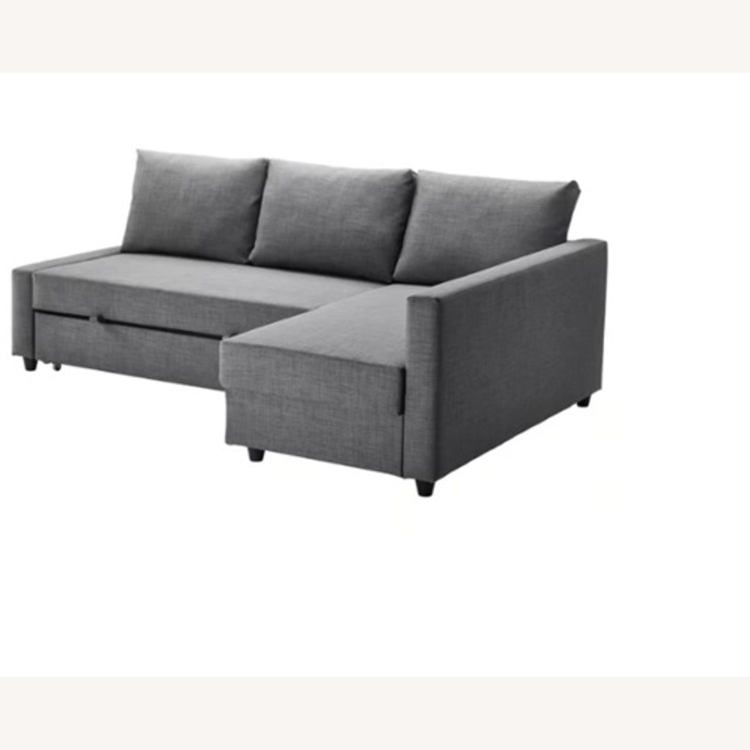 IKEA FRIHETEN Gray Sleeper Sectional With Storage - image-7