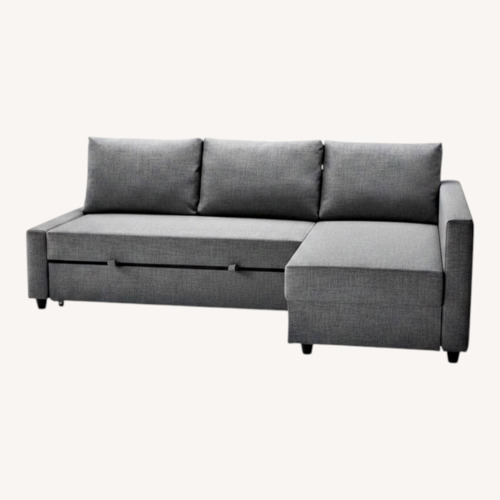 Used IKEA FRIHETEN Gray Sleeper Sectional With Storage for sale on AptDeco