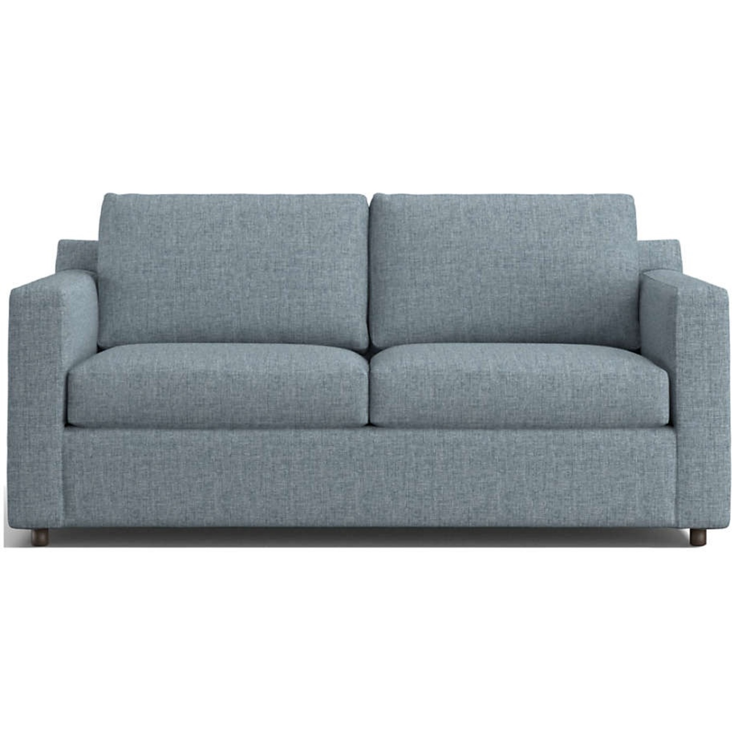 Crate & Barrel Barrett II Blue Fabric 3+ Seater Sofa - image-4