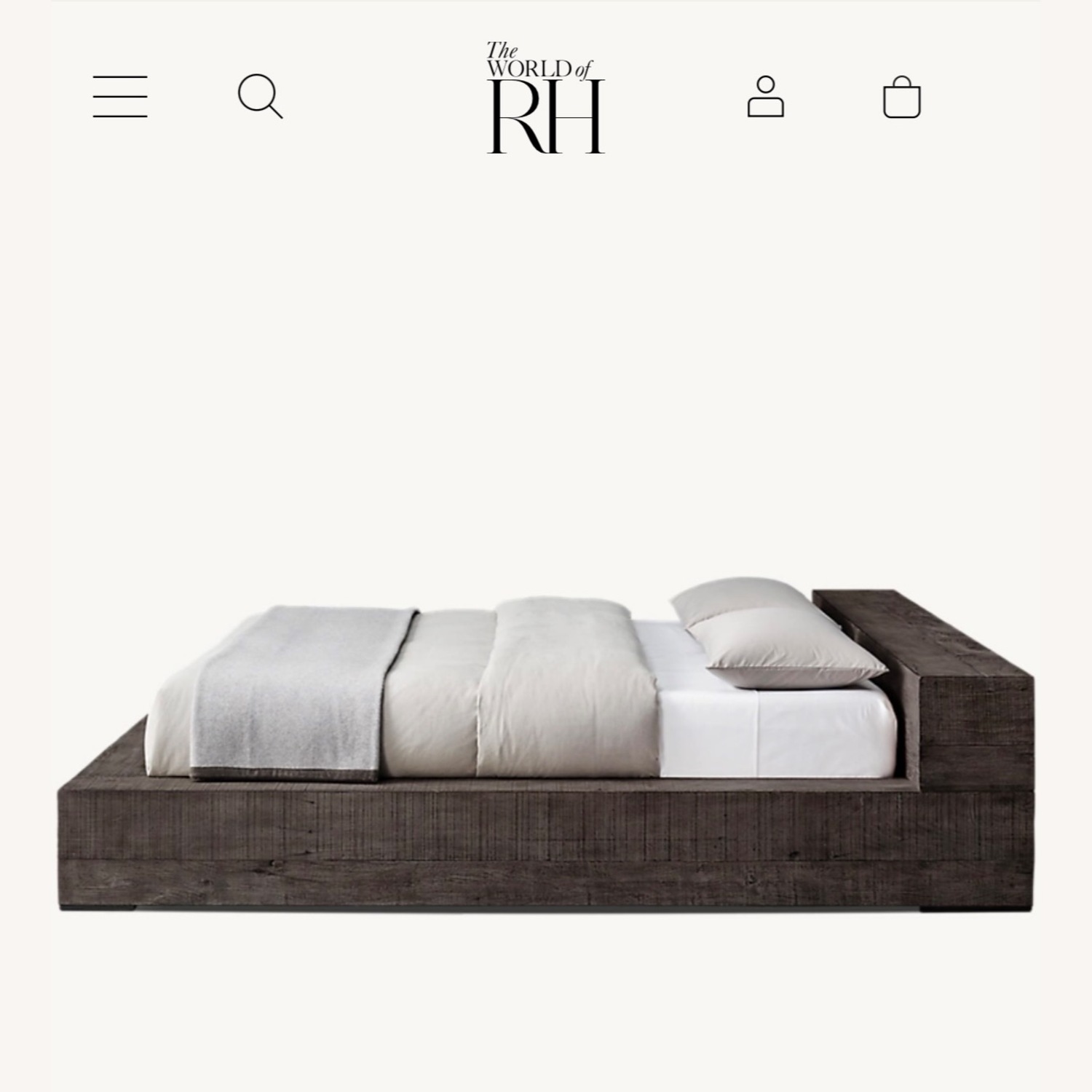 Restoration Hardware Monterey Panel Queen Bed - image-3