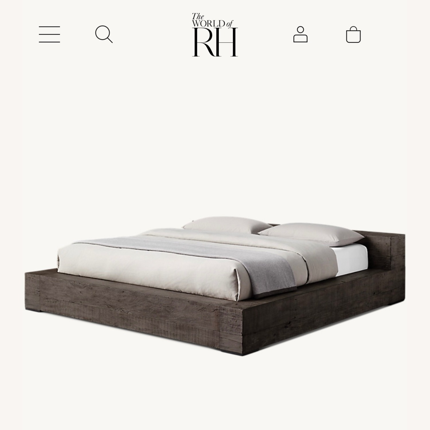 Restoration Hardware Monterey Panel Queen Bed - image-2