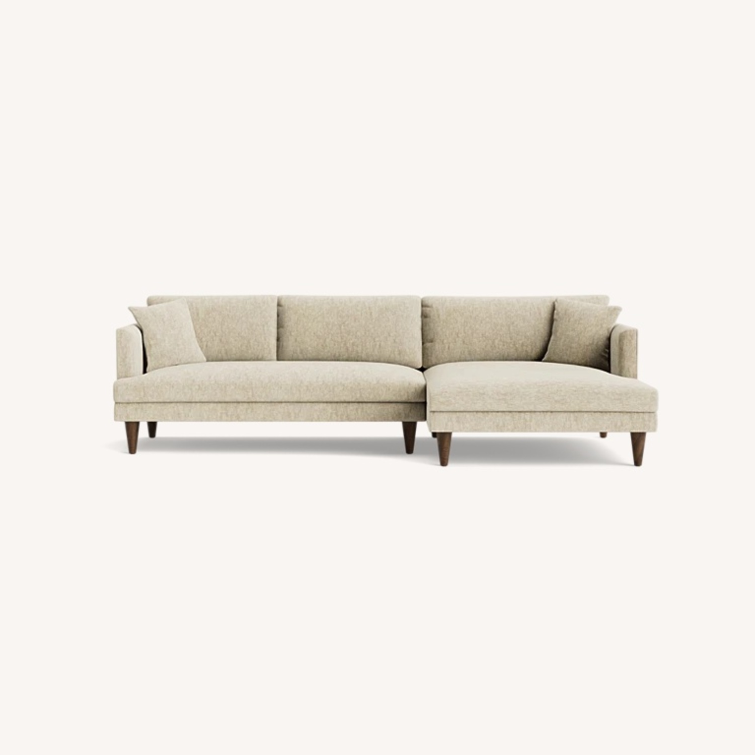 Joybird Lewis Natural Fabric 2 Piece Sectional - image-4