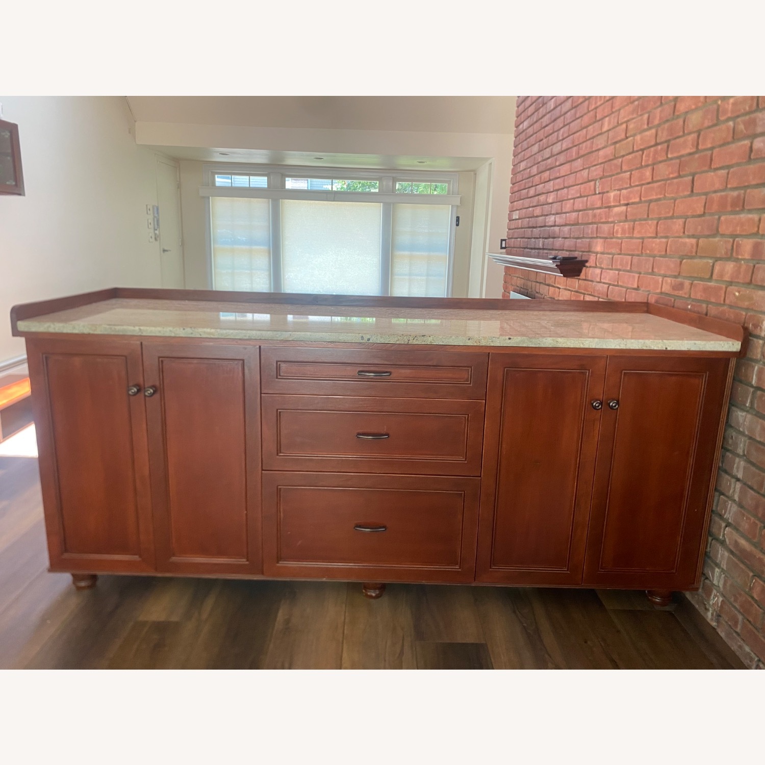 Large Granite Top Buffet Counter – 88” - image-1