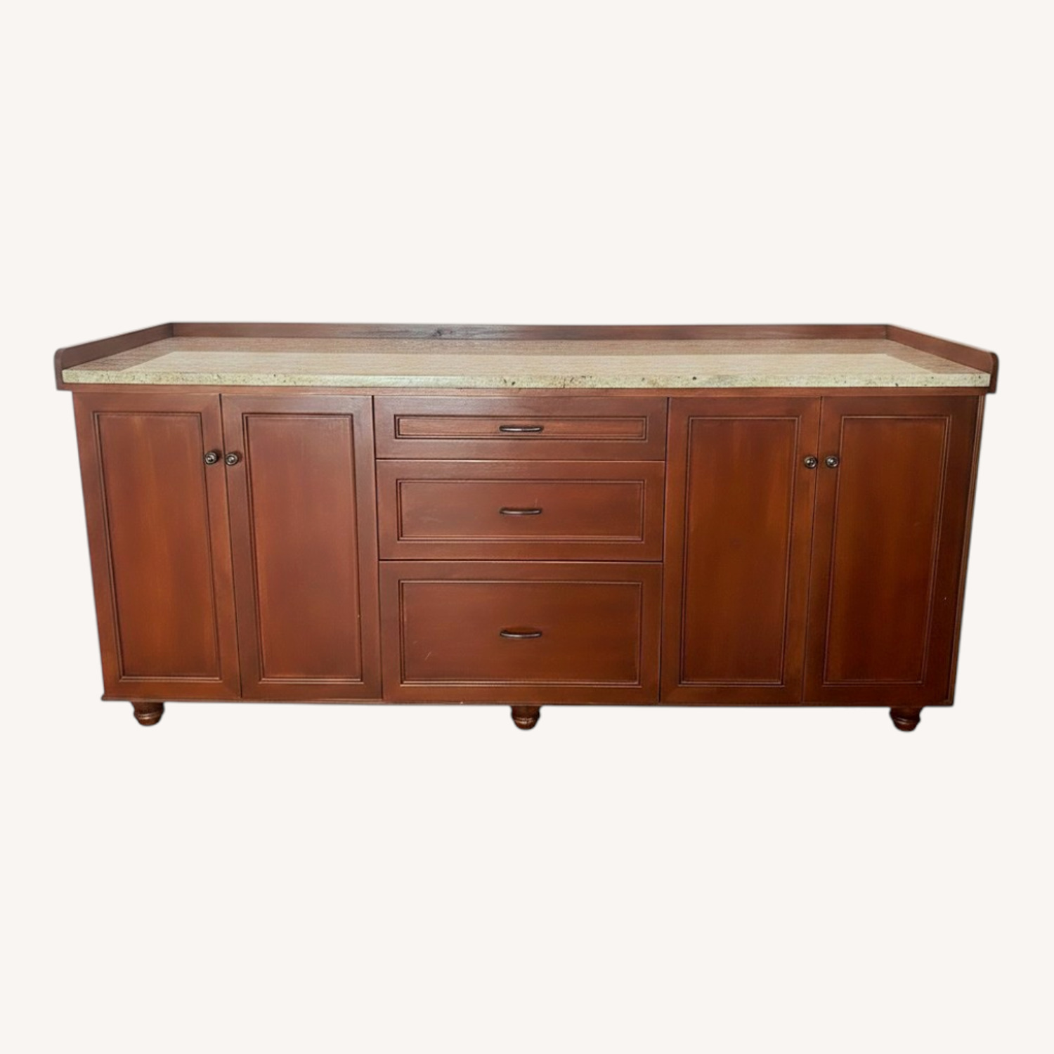 Large Granite Top Buffet Counter – 88” - image-0