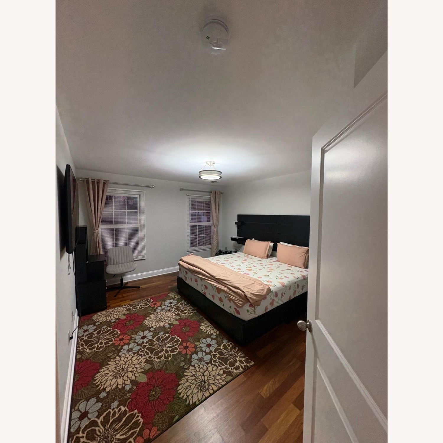 IKEA Dark Brown King Bed - image-2