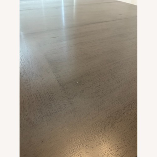 Used Ashley Furniture Gray Dining Table W Extension for sale on AptDeco