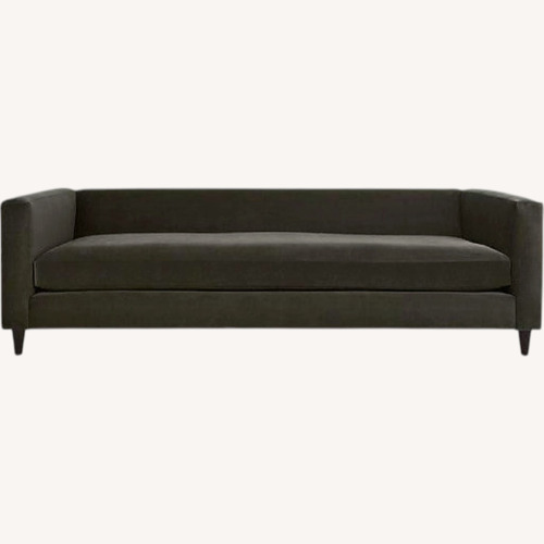 Used CB2 Movie Dark Brown Suede 3+ Seater Sofa for sale on AptDeco