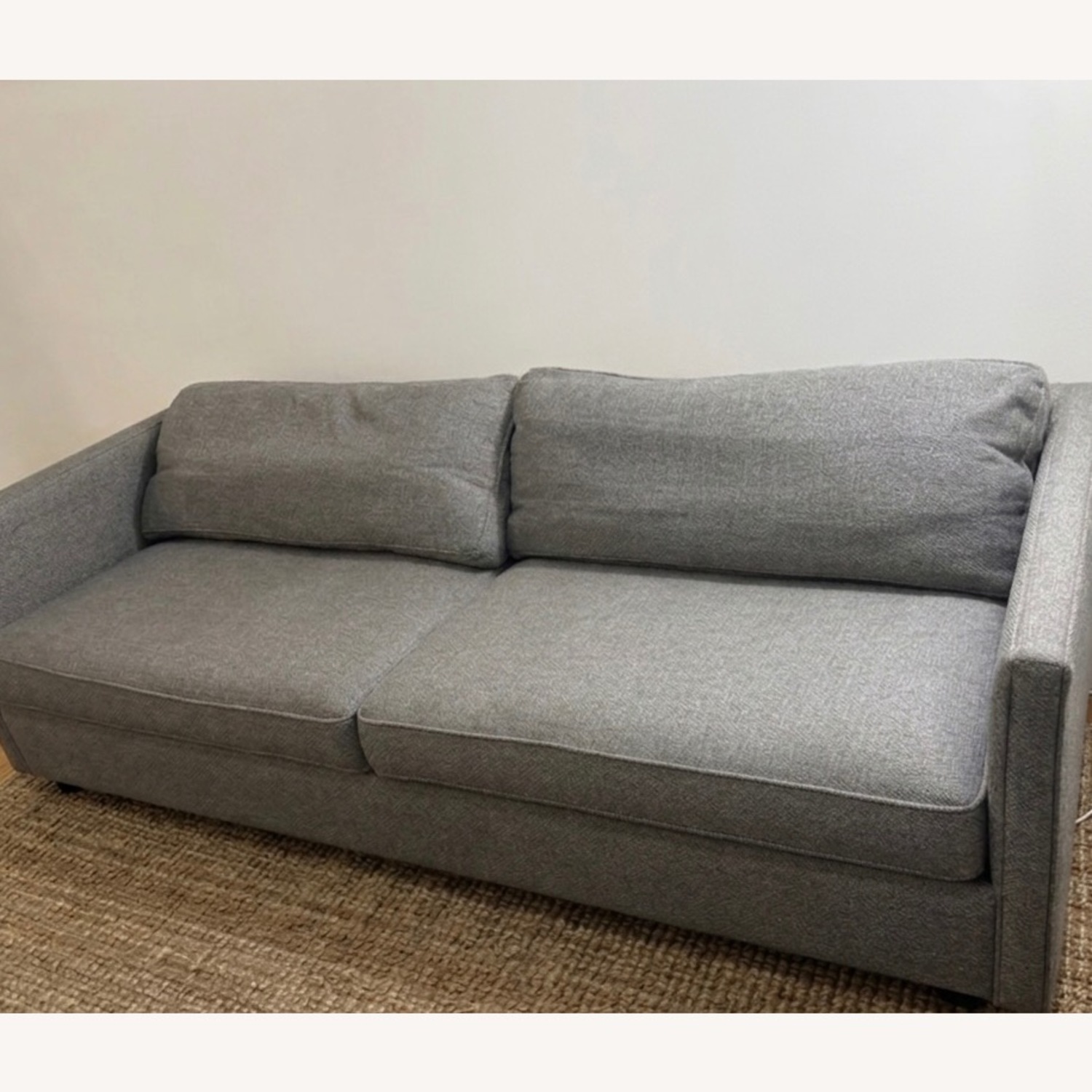 Crate & Barrel Lounge Gray 83" Sofa  - image-3