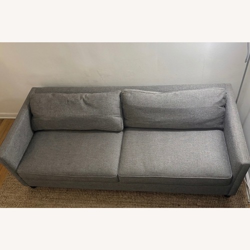 Used Crate & Barrel Lounge Gray 83" Sofa  for sale on AptDeco