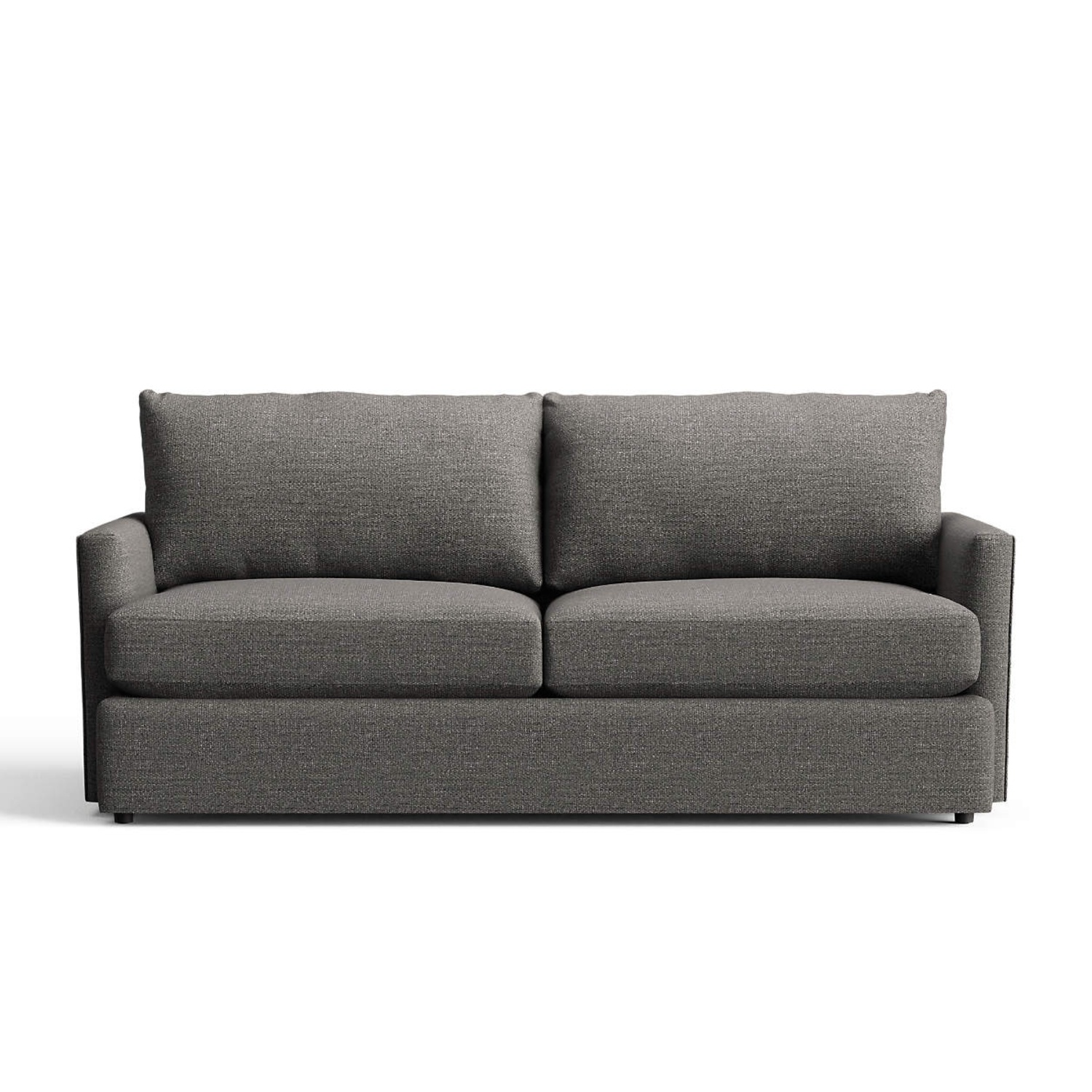 Crate & Barrel Lounge Gray 83" Sofa  - image-4