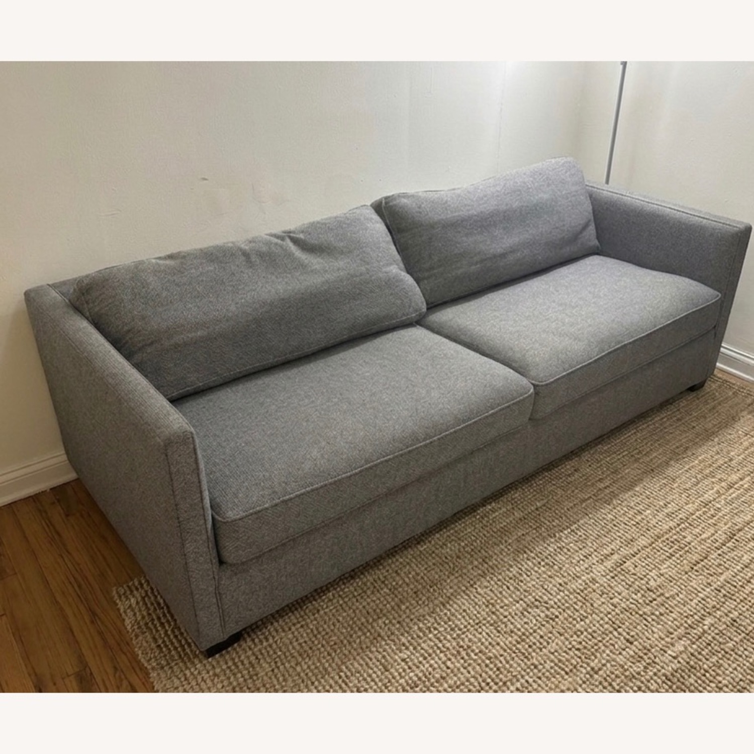 Crate & Barrel Lounge Gray 83" Sofa  - image-2
