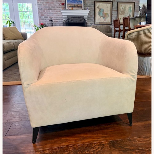 Used Ligne Roset Light Gray Fabric Armchairs for sale on AptDeco