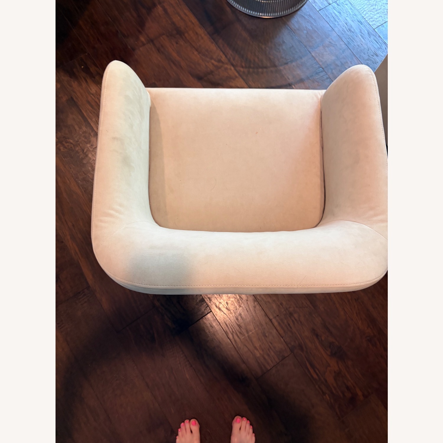 Ligne Roset Light Gray Fabric Armchairs - image-4