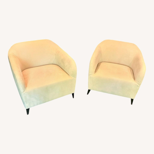Used Ligne Roset Light Gray Fabric Armchairs for sale on AptDeco