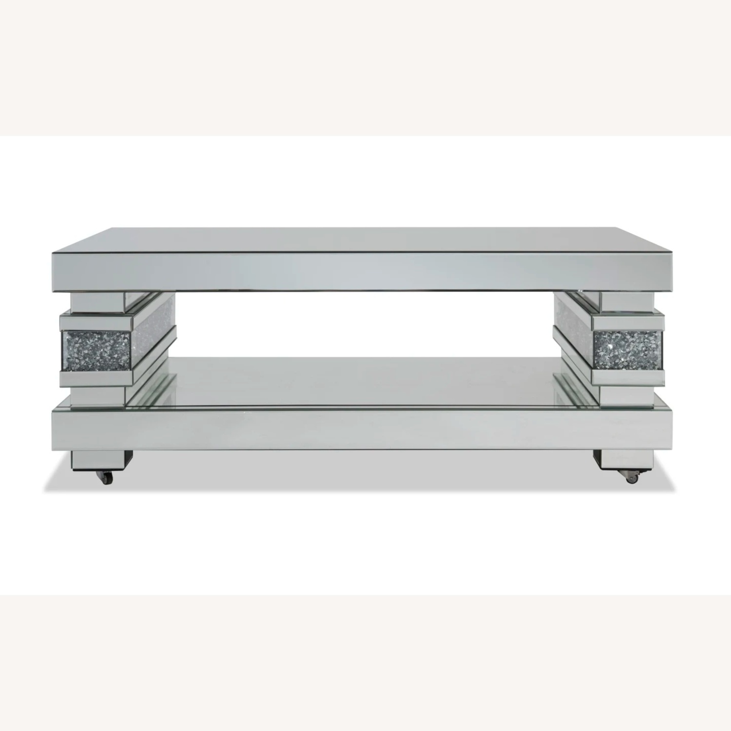 Bob's Discount Furniture Silver Coffee Table - image-4