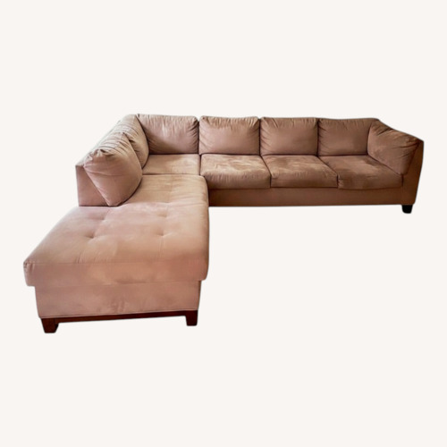 Used Value City Furniture 2 Piece Sectional for sale on AptDeco
