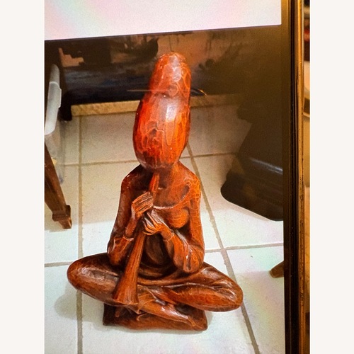 Used Hand Crafted Figure Playing Flute for sale on AptDeco