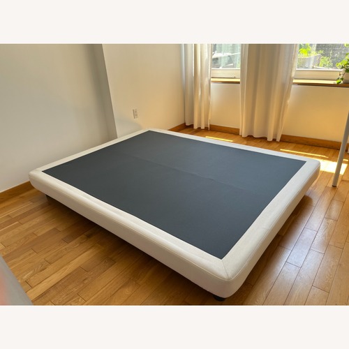 Used Casper Upholstered Bed Frame in Natural for sale on AptDeco