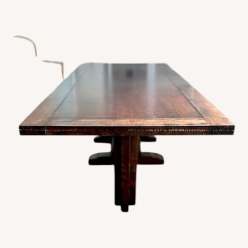 Used Large Wood Dining Table for sale on AptDeco