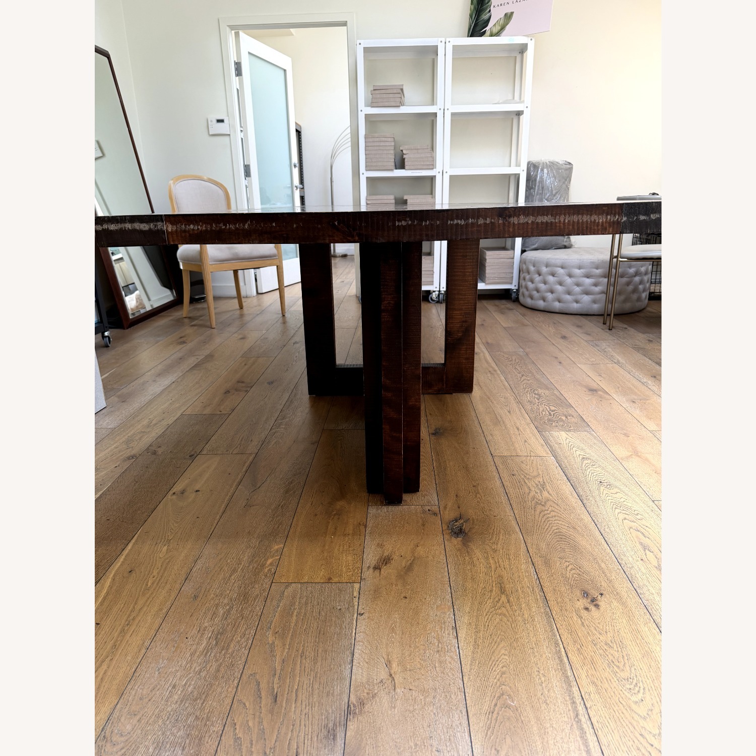 Large Wood Dining Table - image-3
