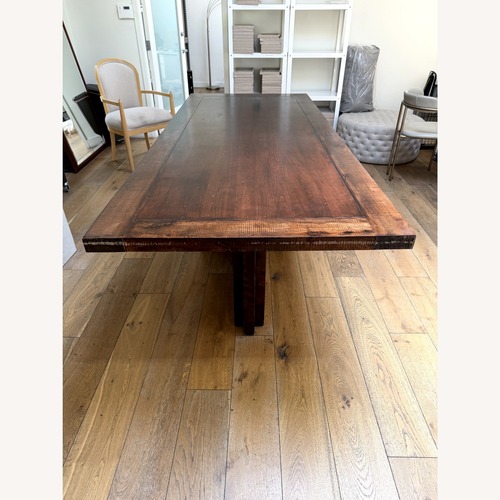 Used Large Wood Dining Table for sale on AptDeco