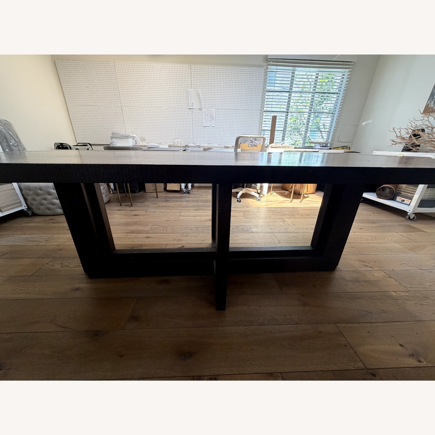 Large Wood Dining Table - image-5