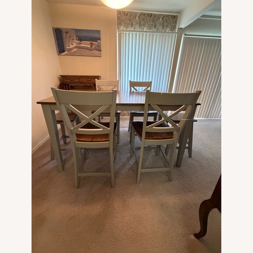 Used Value City Furniture Wood Dining Set for sale on AptDeco