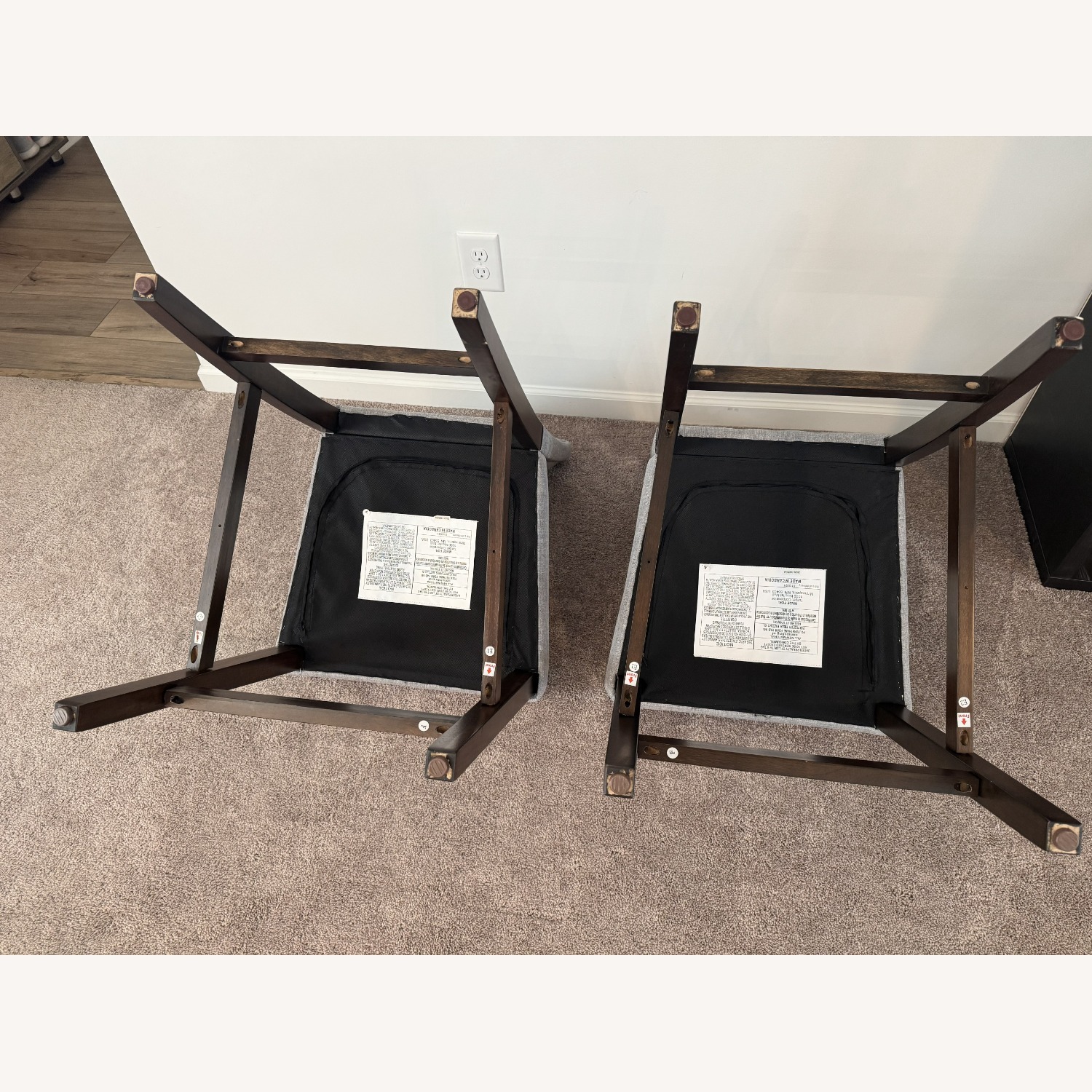 Nailhead Trim Counter Stool, Set of 2  - image-5