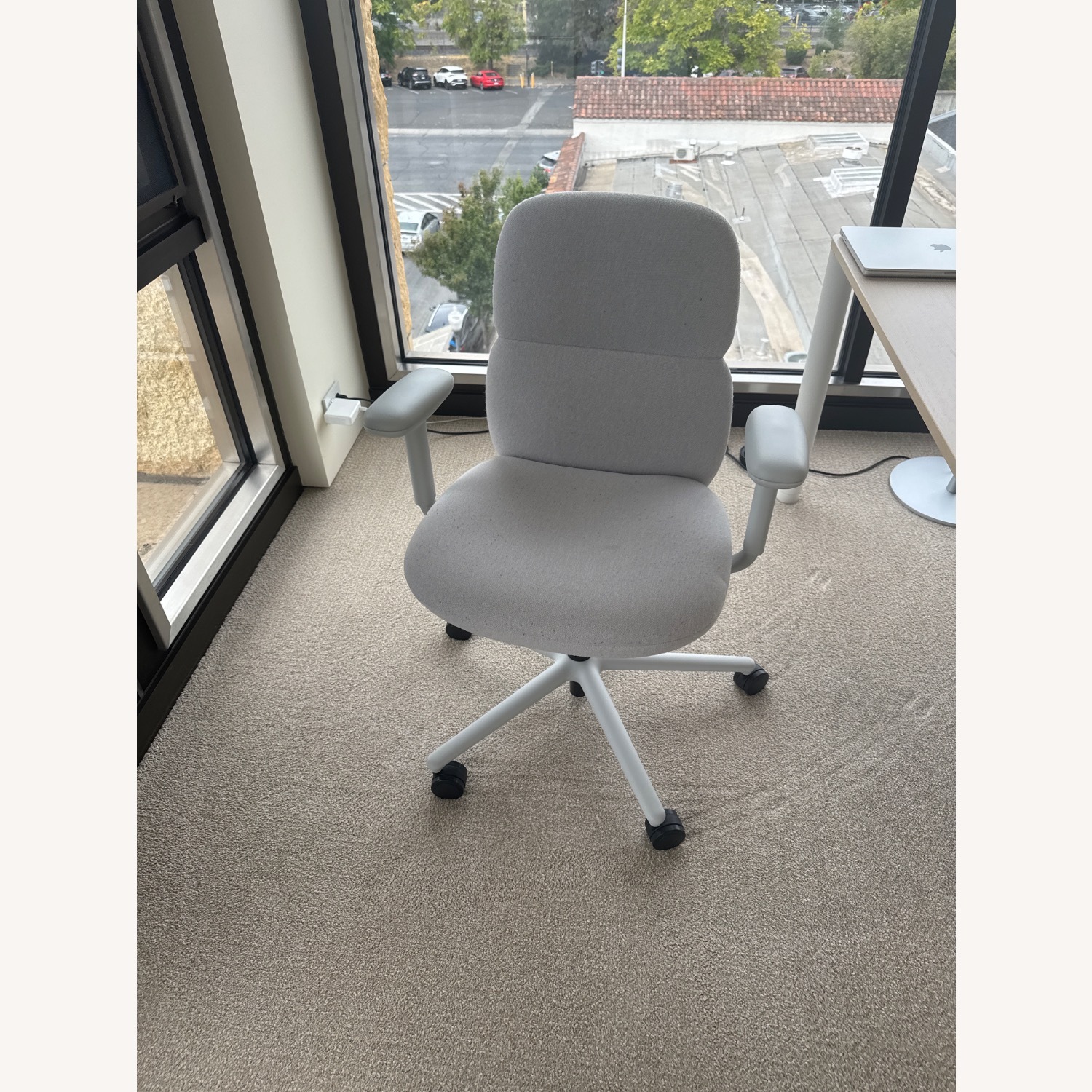 Herman Miller Asari Light Gray Aluminum Office Chair - image-1