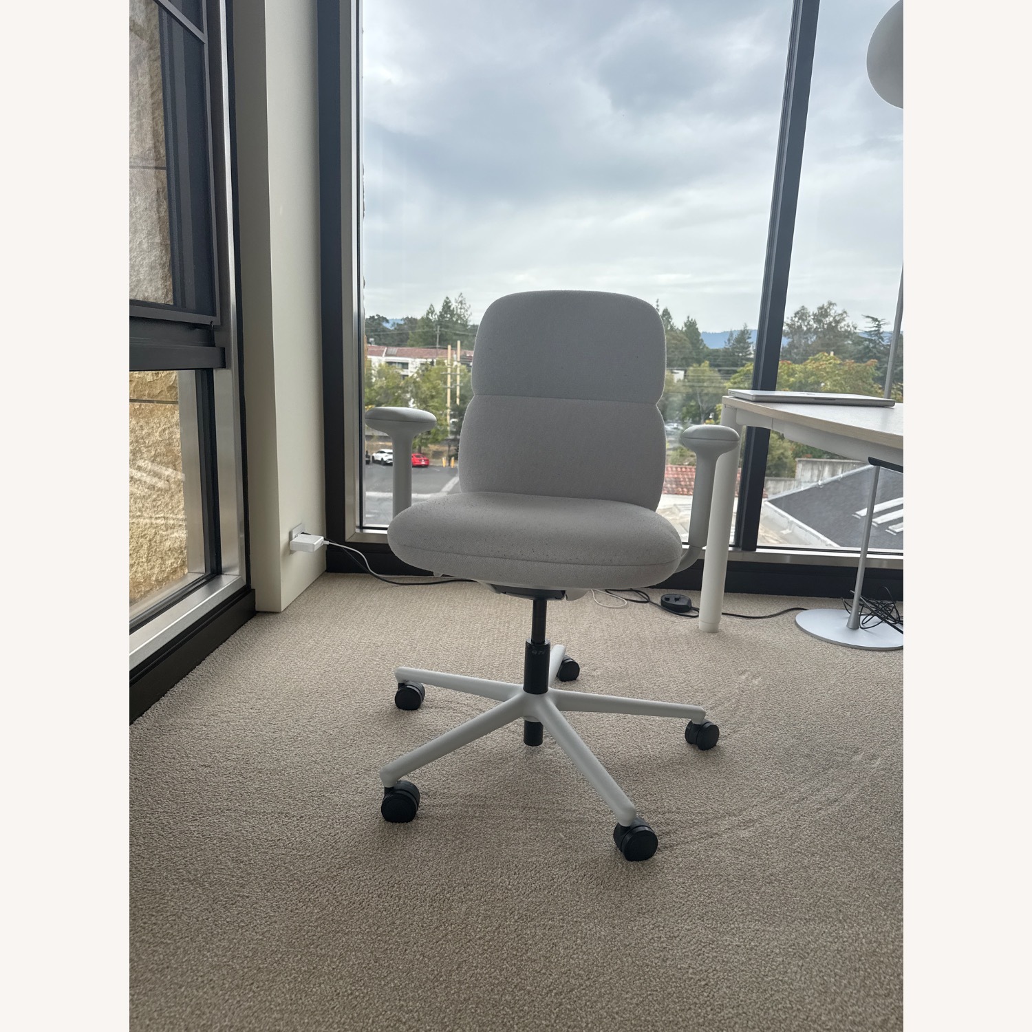 Herman Miller Asari Light Gray Aluminum Office Chair - image-2