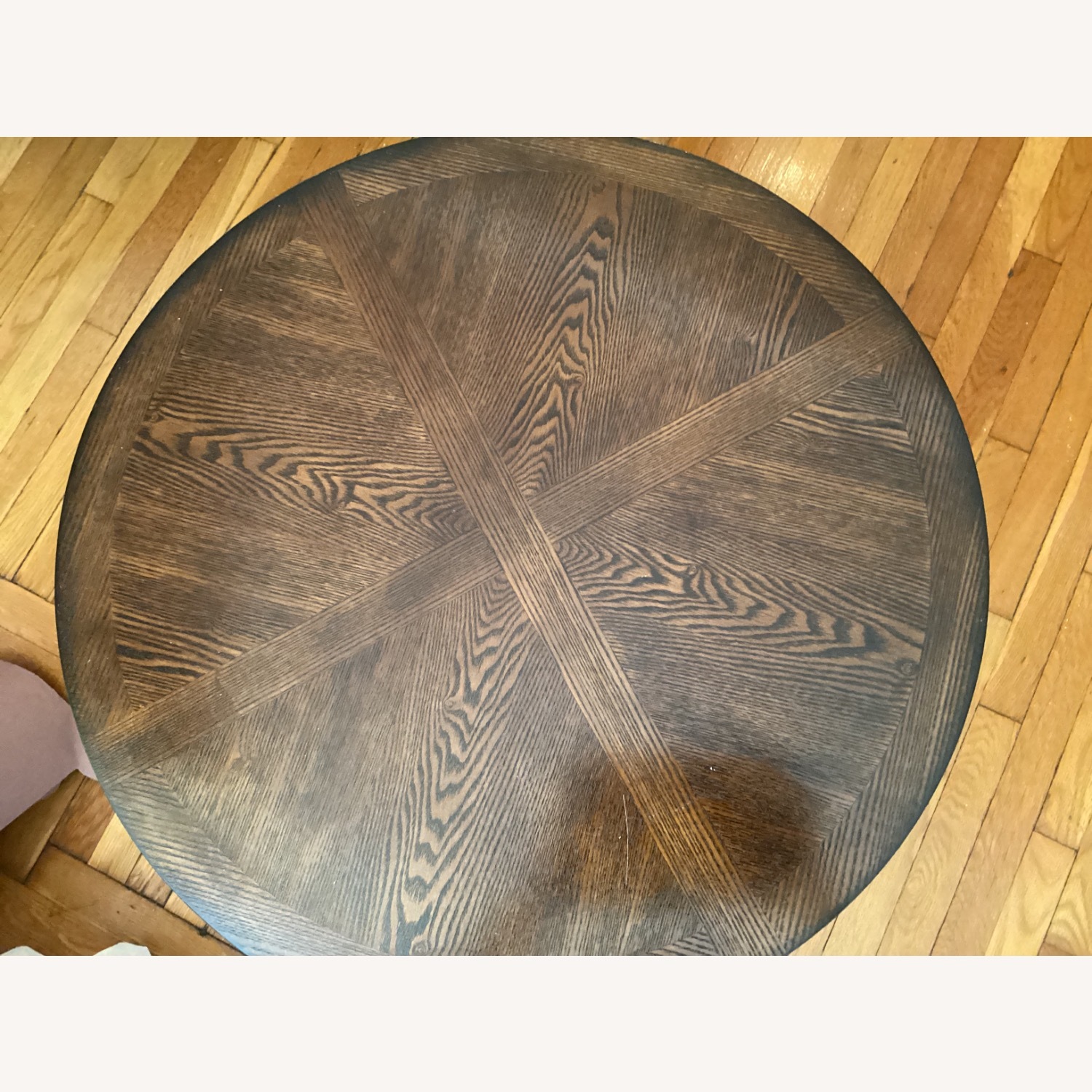 Martha Stewart Dark Brown Side Table - image-2