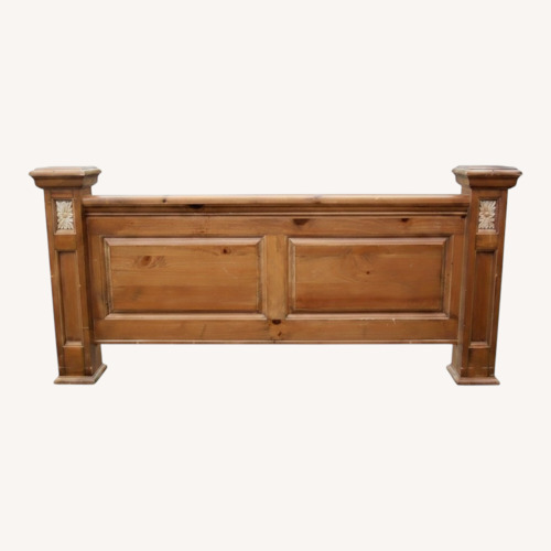 Used Vintage/Antique Finds Natural Wood Headboard for sale on AptDeco