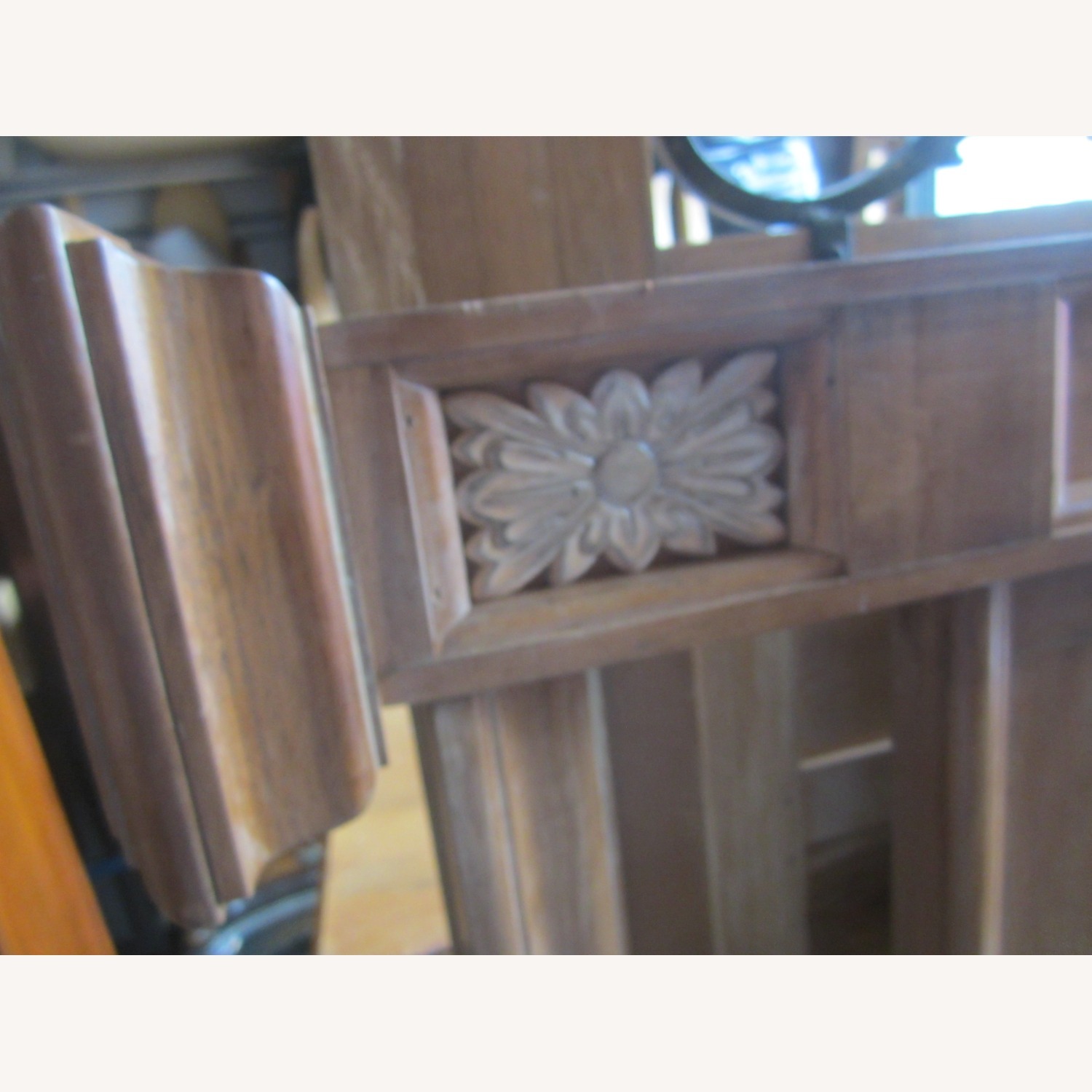 Vintage/Antique Finds Natural Wood Headboard - image-6