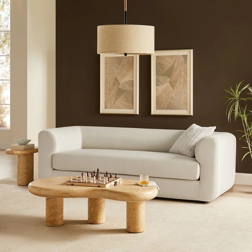 Used Modway Leif Performance Velvet Upholstered Sofa for sale on AptDeco