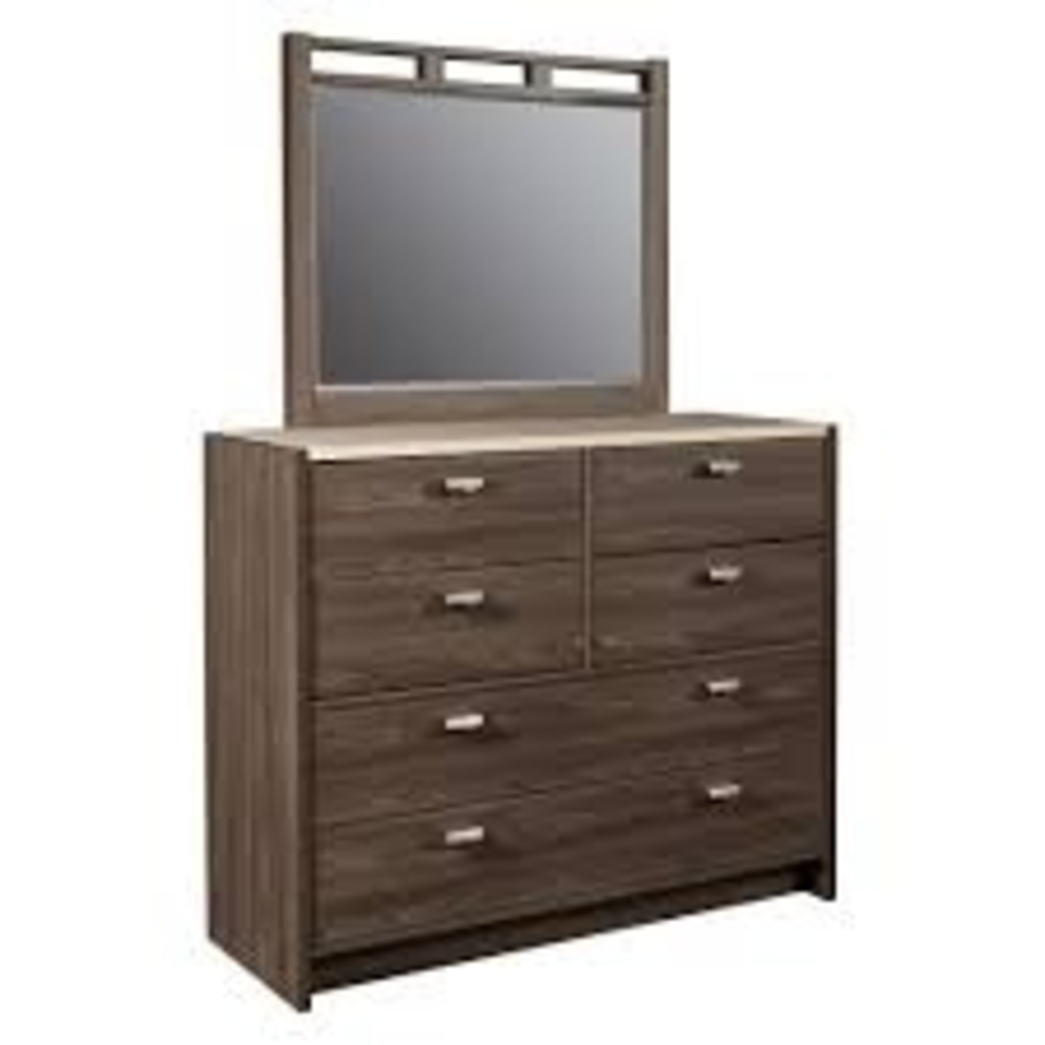 Dark Brown Wood Dresser - image-4