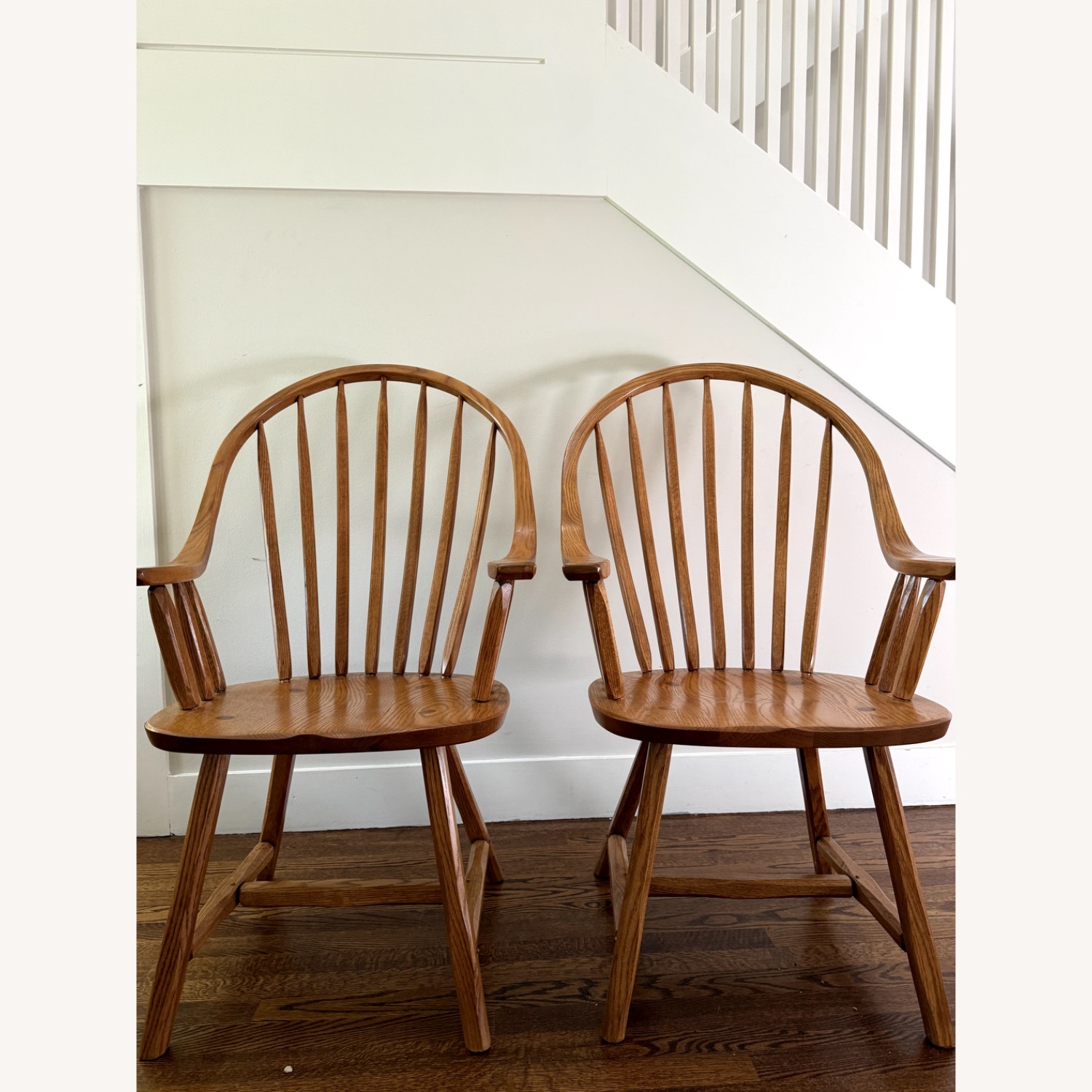 Light Brown Wood Dining Chairs - image-5