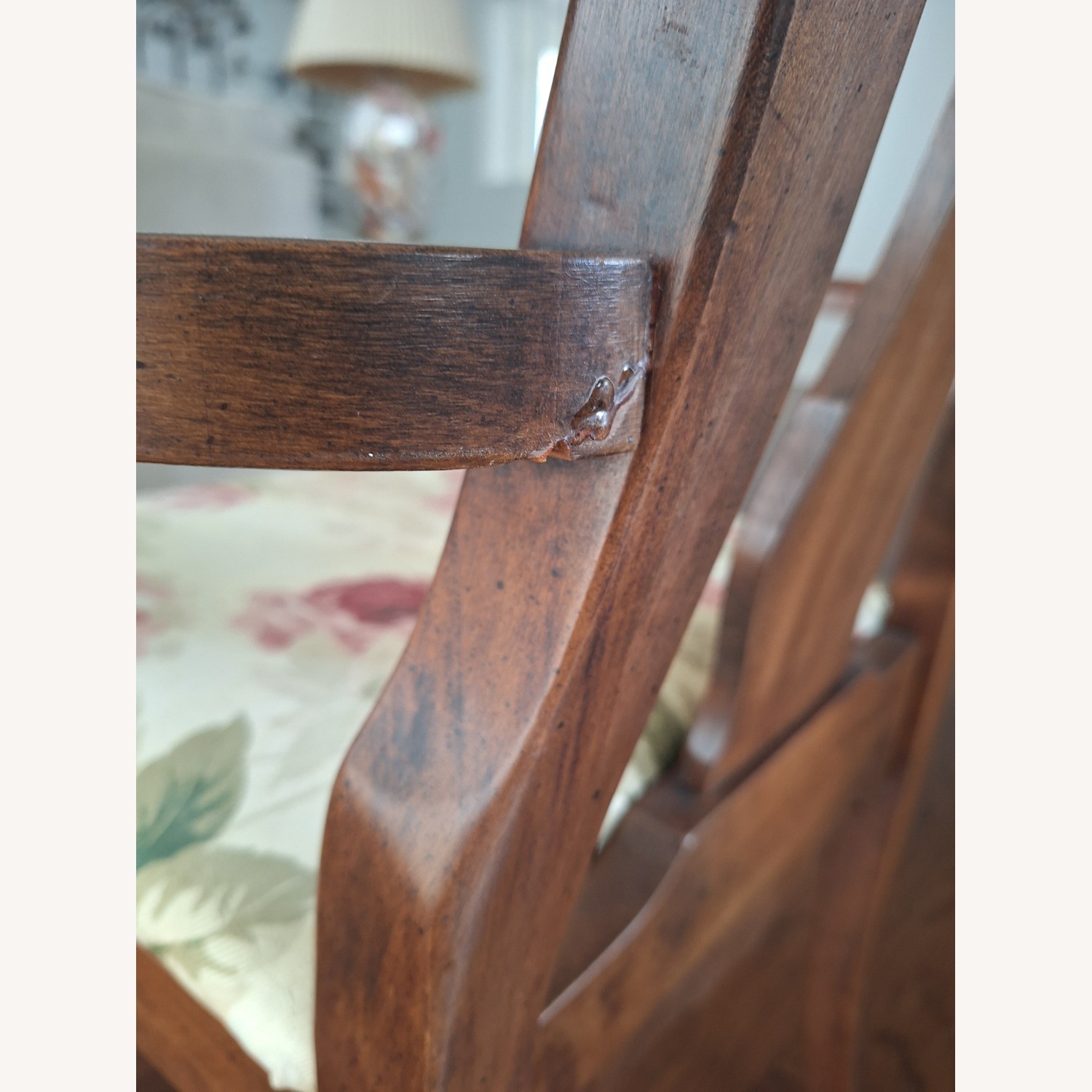 Vintage/Antique Finds Dark Brown Wood Dining Set - image-3